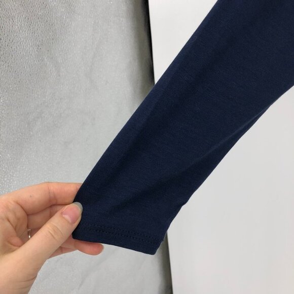 NWT - Silver Icing White Birch Stripped White & Blue Long Sleeve T shirt M - Picture 7 of 16